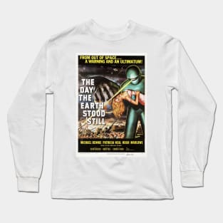 THE DAY THE EARTH STOOD STILL Hollywood Cult Sci Fi Vintage Movie Posters. Long Sleeve T-Shirt